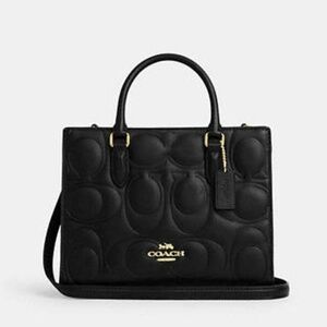 Maggie Small Tote Bag In Signature Leather